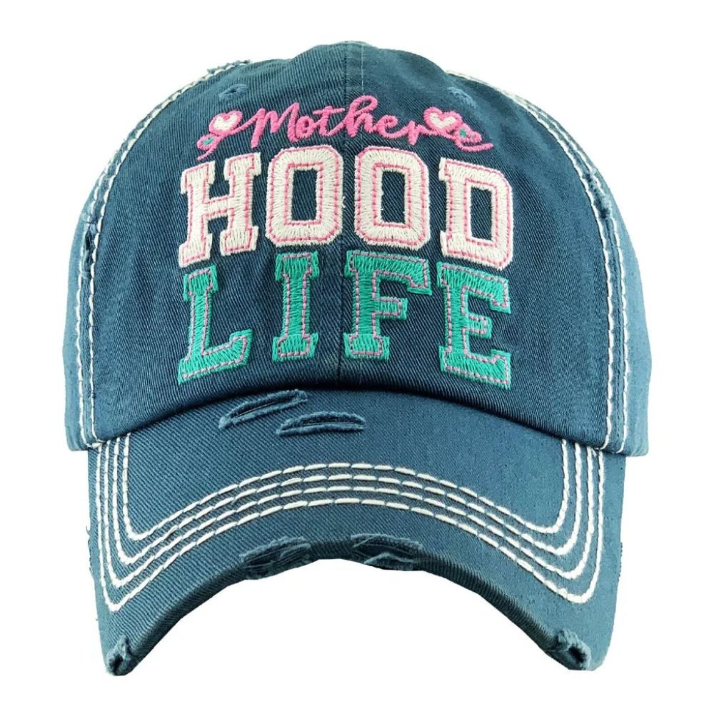 DISTRESSED  BALL CAP - Picture 3 of 4